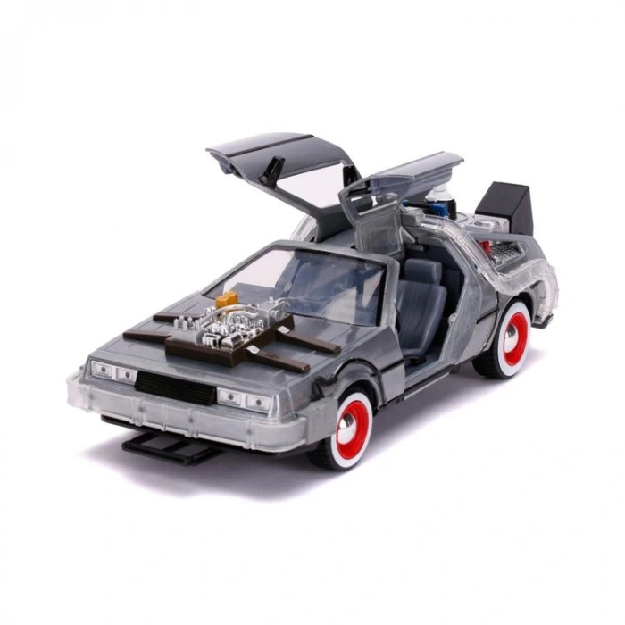 SİMBA JADA 3255027 GELECEĞE DÖNÜŞ III 1:24 TIME MACHINE DIE-CAST MODEL ARABA KUTULU 8+