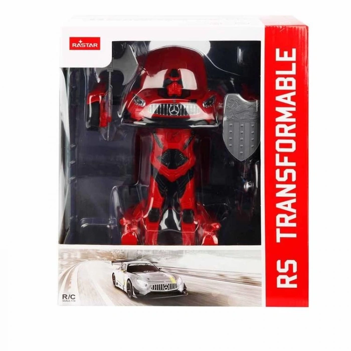 SUNMAN 74820 RASTAR 1:14 ROBOTA DÖNÜŞEBİLEN MERCEDES AMG GT3  U/K SESLİ IŞIKLI ARABA