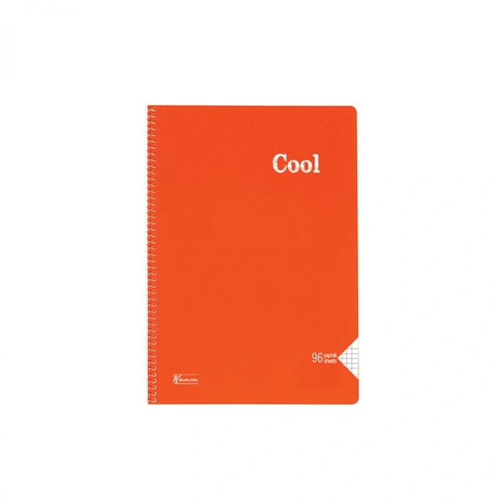 KESKİN COOL A5 PP KAPAK SPİRALLİ 96 YP. KARELİ