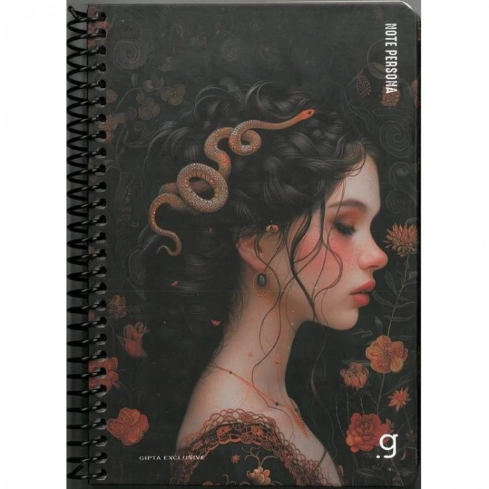GIPTA NOTE PERSONA SPİRALLİ SERT KAPAK 17X24 100YP ÇİZGİLİ DEFTER - 7339