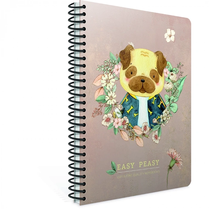 GIPTA EASY NOTES SPİRALLİ KARTON KAPAK DEFTER A4 100YP. ÇİZGİLİ