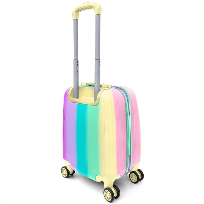 CORAL HIGH 16786 MİNİ RENKLİ ÇİZGİLİ KABİN BOY VALİZ
