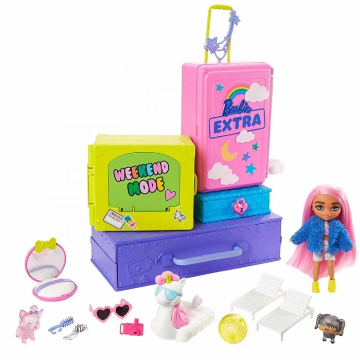 MATTEL HDY91 BARBİE EKSTRA MİNİ HAYVAN DOSTLARININ SEYAHAT MACERALARI