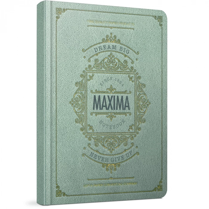 GIPTA MAXIMA İPLİK DİKİŞLİ SERT KAPAK DEFTER 13x21 120YP. ÇİZGİSİZ