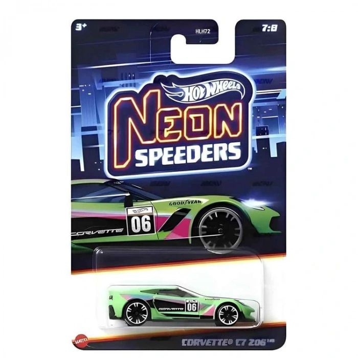 MATTEL HLH72 HOT WHEELS NEON YARIŞLAR TEKLİ ARABALAR 3+ ( ADET)