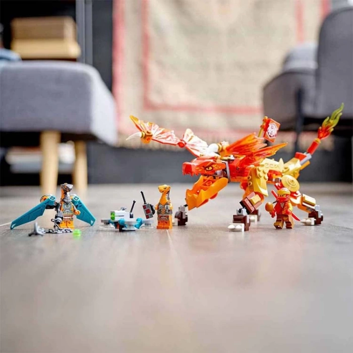 LEGO NINJAGO 71762 KAIS FIRE DRAGON EVO 204 PARÇA