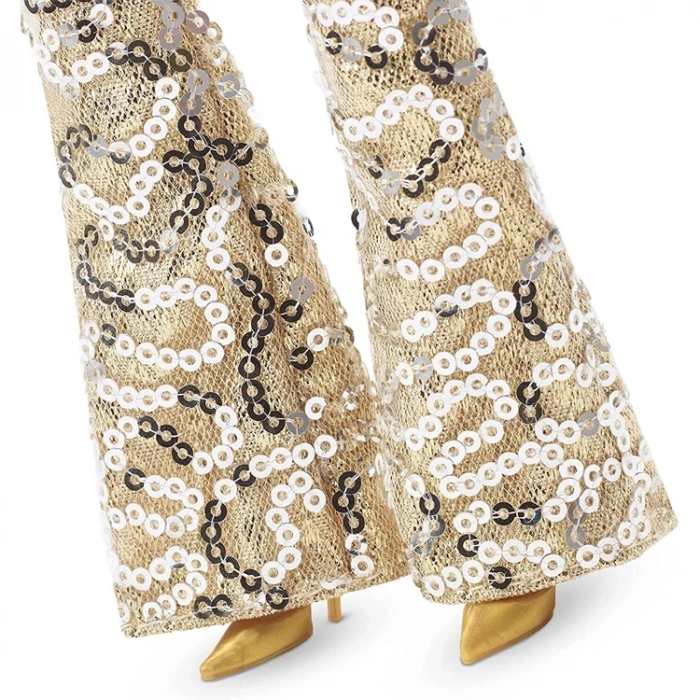 MATTEL MTL-HPJ99 BARBIE FİLMİ - BARBIE GOLD TULUMLU  BEBEK