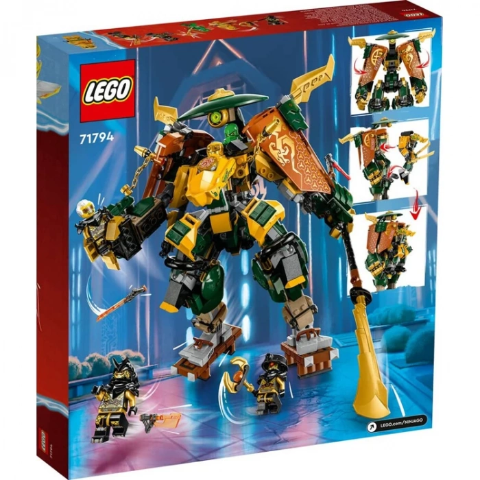 LEGO 71794 NINJAGO LLOYD VE ARIN İN NİNJA EKİBİ ROBOTLARI 764 PARÇA 9+