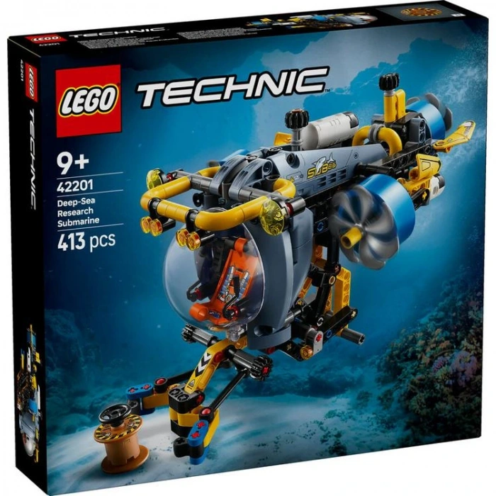 LEGO TECHNIC 42201 DEEP SEA RESEARCH SUBMARINE 413 PARÇA 9+