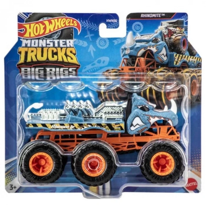 MATTEL HWN86 HOT WHEELS MONSTER TRUCKS BIG RIGS TEKLİ ARAÇ  3+
