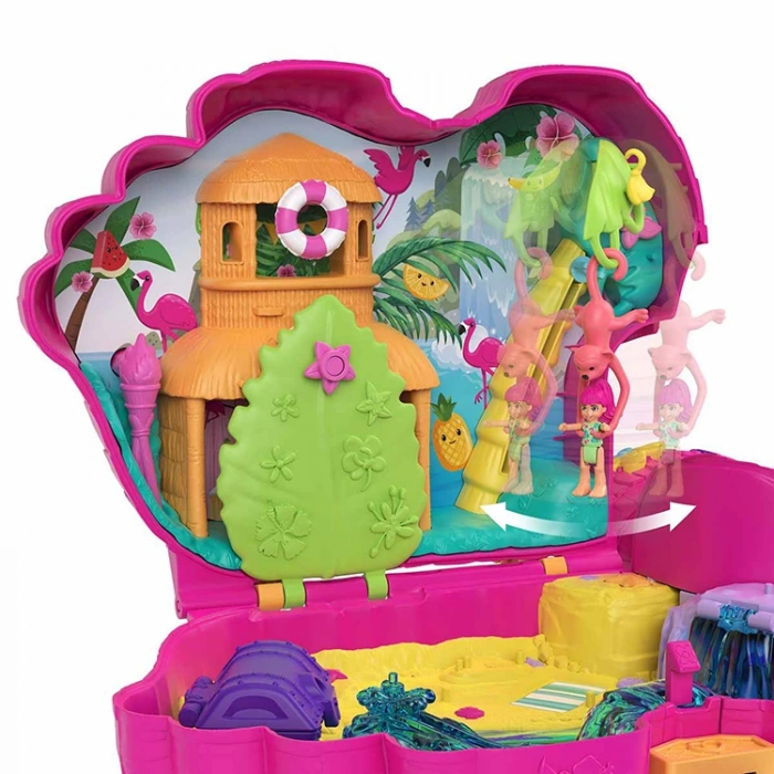 MATTEL HCG41 POLLY POCKET FLAMINGO PARTİSİ OYUN SETİ