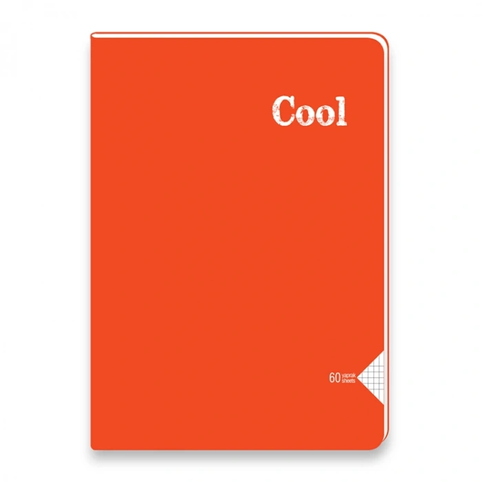 KESKİN COOL DİKİŞLİ PP KAPAK DEFTER A4 60 YP. KARELİ
