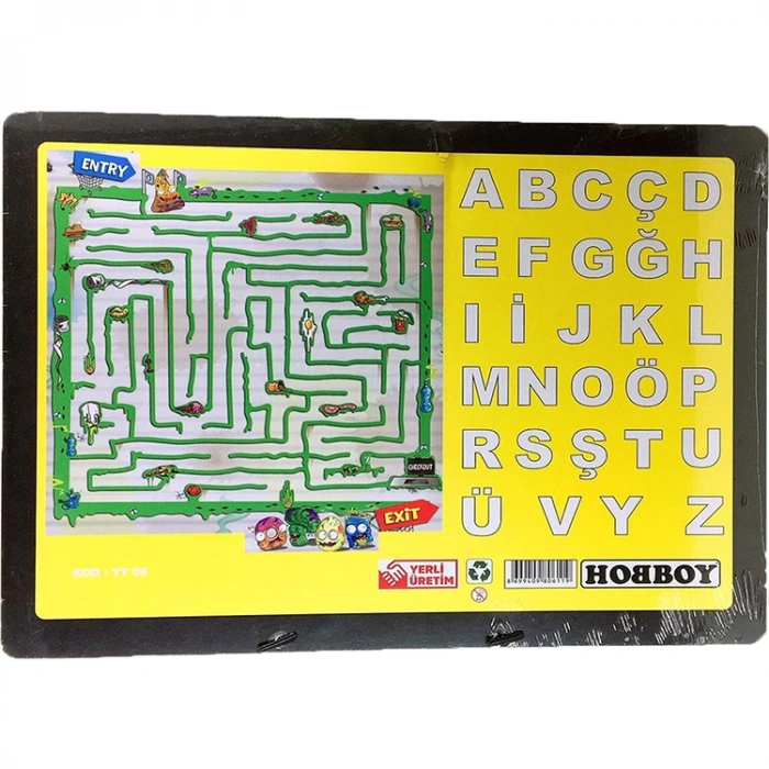 HOBBOY YAZI TAHTASI + SİLGİLİ KALEM