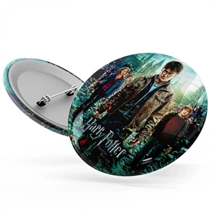 HARRY POTTER lLİSANSLI KARIŞIK BOY ROZET 4LÜ