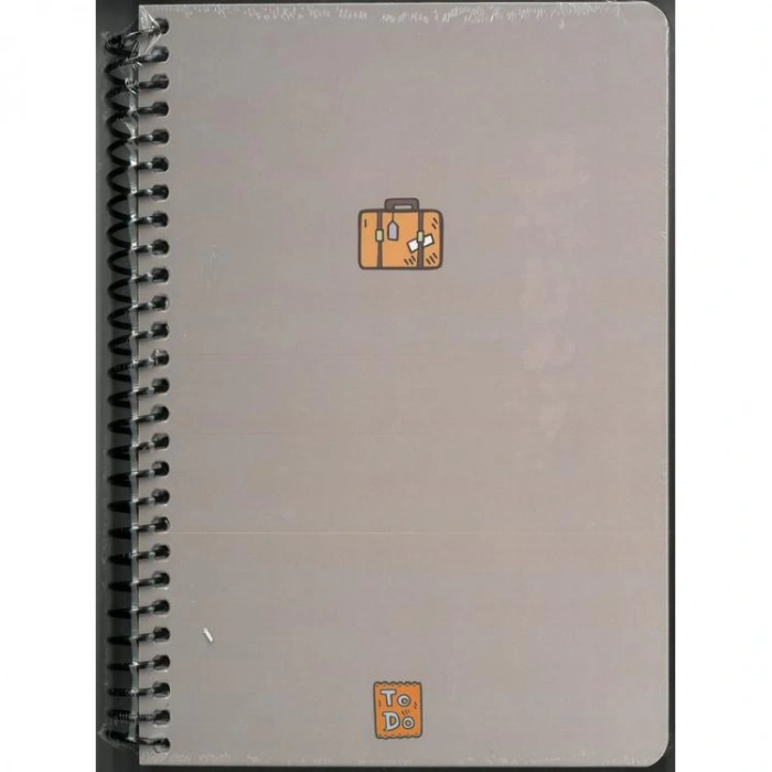 PAPİRÜS TO DO SERT KAPAK SPİRALLİ 16X23 120YP. ÇİZGİLİ DEFTER