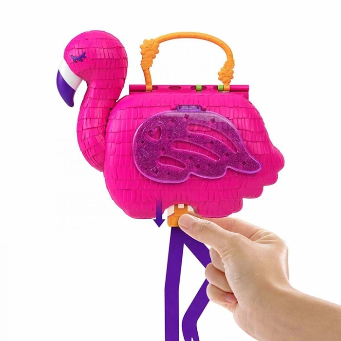 MATTEL HCG41 POLLY POCKET FLAMINGO PARTİSİ OYUN SETİ