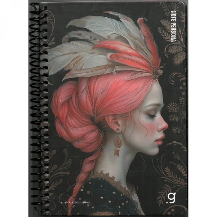 GIPTA NOTE PERSONA SPİRALLİ SERT KAPAK 17X24 100YP ÇİZGİLİ DEFTER - 7339