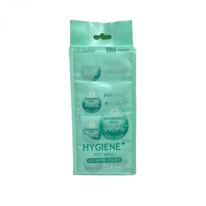 HELVACIOĞLU 9510 CEP TİPİ MİNİ ISLAK MENDİL PAKET  8Lİ