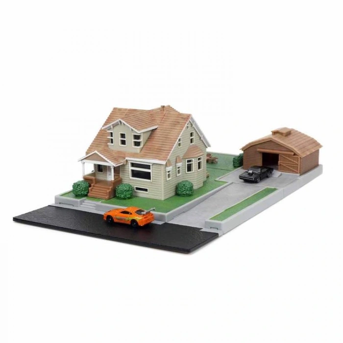 SİMBA JADA 3203081 FAST & FURIOUS TORETTO HOUSE & NANO DIE CAST KUTULU 8+