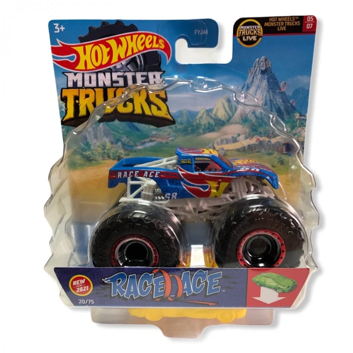 HOT WHEELS  MTL-FY44  MONSTER TRUCKS 1:64 TEKLİ ARABA