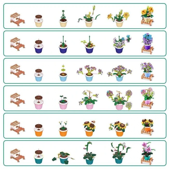 GIOCHI ZURU MNB08000 MAX GARDEN SAKSI BİTKİLERİ SÜRPRİZİ 6 MODEL