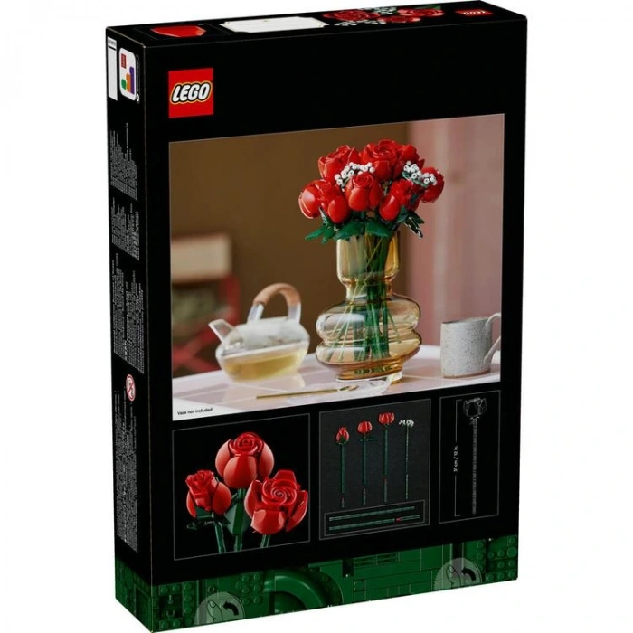 LEGO BOTANICALS 10328 BOUGUET OF ROSES 822 PARÇA 18+