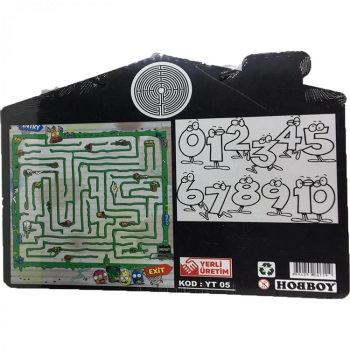 HOBBOY YAZI TAHTASI + SİLGİLİ KALEM