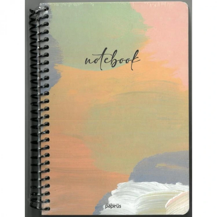 PAPİRÜS NOVA SERT KAPAK SPİRALLİ 16X23 100YP. KARELİ DEFTER