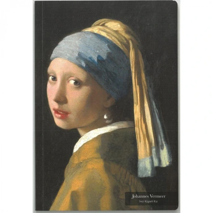 PAPİRÜS  TUVAL TERZİ DİKİŞ KARTON KAPAK 16X23 56YP. KARELİ DEFTER