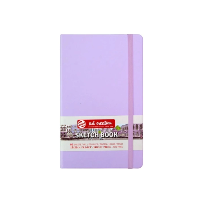 TALENS ART CREATION SKETCHBOOK 13X21 cm 140 gr. 80 YP. ESKİZ DEFTERİ PASTEL  LİLA -9314132M