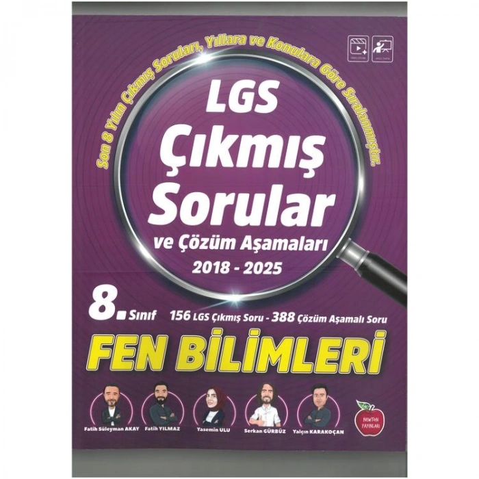 NEWTON 8. SINIF LGS ÇIKMIŞ SORULAR FEN BİLİMLERİ