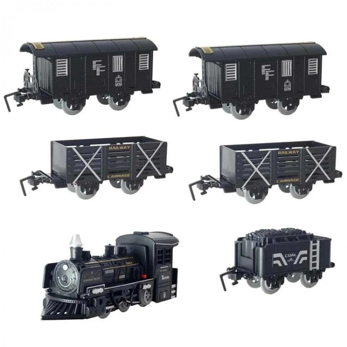 BAŞEL OYUNCAK 1603C SESLİ IŞIKLI 40 PARÇA CLASSIC STEAM DELUXE TRAIN SET 3+