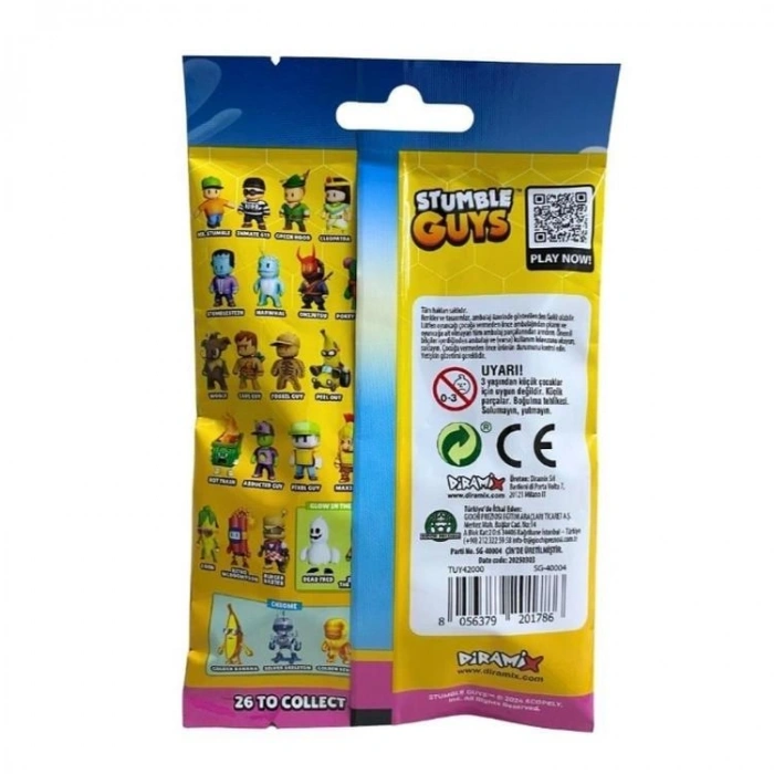 GIOCHI TUY42000 DIRAMIX STUMBLE GUYS S4 MİNİ FİGÜR - TEKLİ