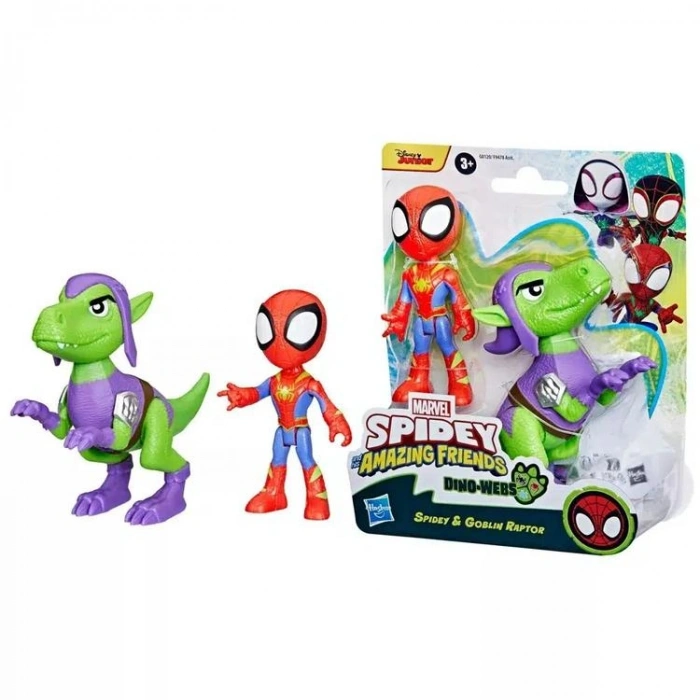 HASBRO SPIDER MAN F9478/G0120 SPIDEY AND HIS AMAZING FRIENDS DINO - WEBS 2Lİ FİGÜR SETİ 3+