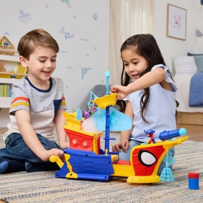 HASBRO SPIDER MAN G0666 SPIDEY AND HIS AMAZING FRIENDS KORSAN GEMİSİ OYUN SETİ 3+