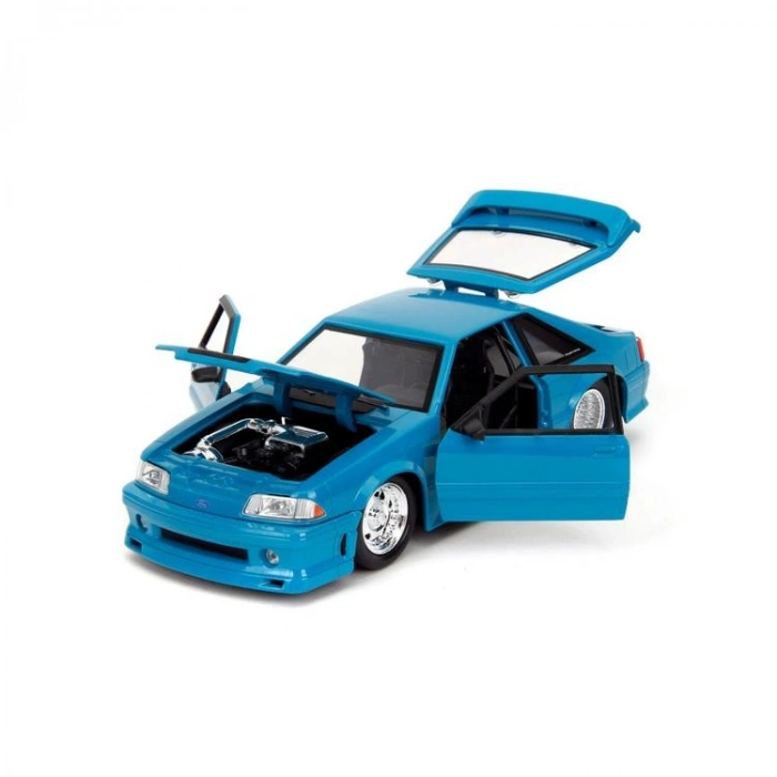 SİMBA JADA 34922 FAST & FURIOUS 1:24 1989 FORD MUSTANG GT DIE CAST METAL MODEL ARABA KUTULU 8+