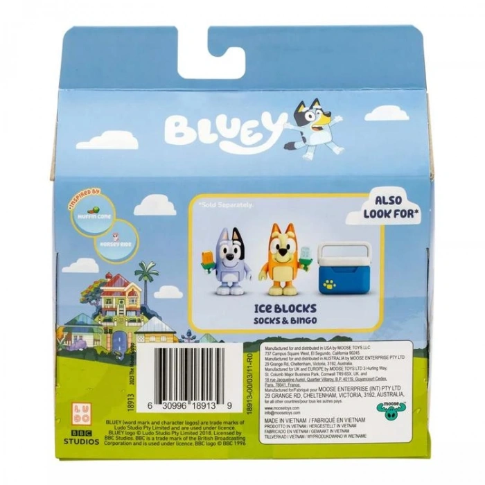 NECOTOYS 18913 BLUEY SPRING TIME 2Lİ AKSESUARLI FİGÜR - BLUEY & MUFFIN 3+
