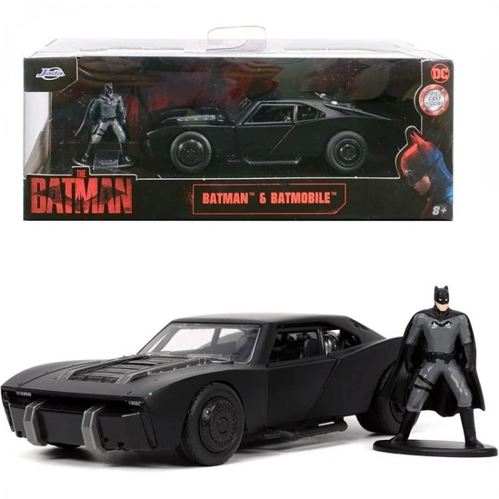 SİMBA JADA 32042 BATMAN & BATMOBILE 1:32 DIE CAST FİGÜR METAL ARABA 8+