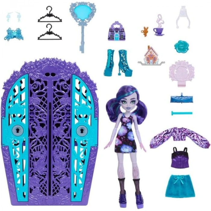 MATTEL HYT71/HYT74 MONSTER HIGH  GİZEMLİ BAHÇE SERİSİ- GİZEMLİ ARKADAŞLAR -  TWYLA BEBEK  4+