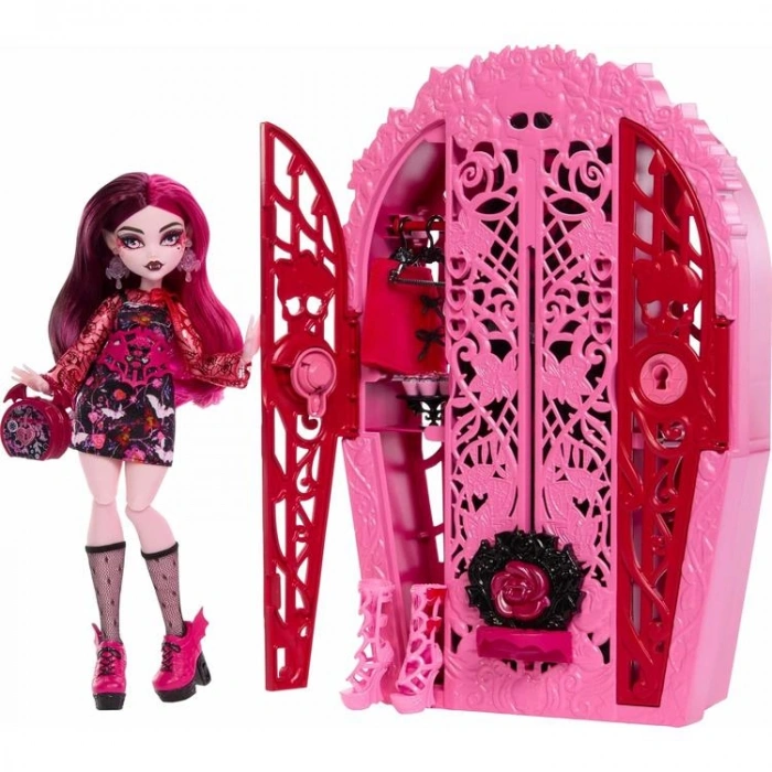 MATTEL HYT71/HYT72 MONSTER HIGH  GİZEMLİ BAHÇE SERİSİ- GİZEMLİ ARKADAŞLAR -  DRACULAURA BEBEK  4+