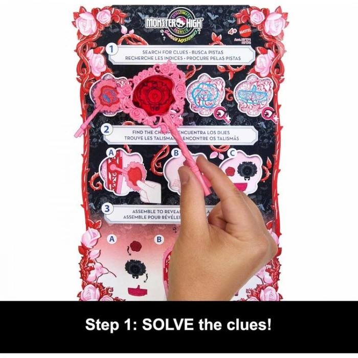 MATTEL HYT71/HYT72 MONSTER HIGH  GİZEMLİ BAHÇE SERİSİ- GİZEMLİ ARKADAŞLAR -  DRACULAURA BEBEK  4+