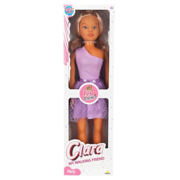 SUNMAN S00003532 DOLLZIN MORE YÜRÜYÜŞ ARKADAŞIM CLARA PARTY BEBEK 80cm. - TEKLİ   3+