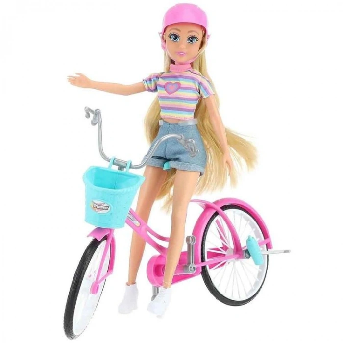 SUNMAN 81023 DREAMEEZ BEBEK VE BİSİKLETİ OYUN SETİ 3+