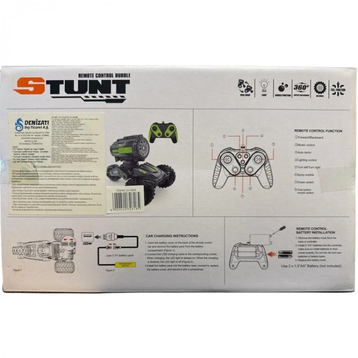 DENİZATI LH-C062A UZAKTA KUMANDALI ŞARJLI KÖPÜK ATAN ARABA KUTULU 6+