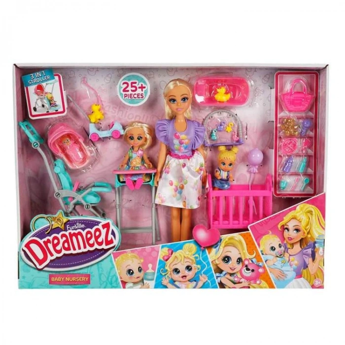 SUNMAN 81100 DREAMEEZ BEBEK BAKICISI OYUN SETİ 3+