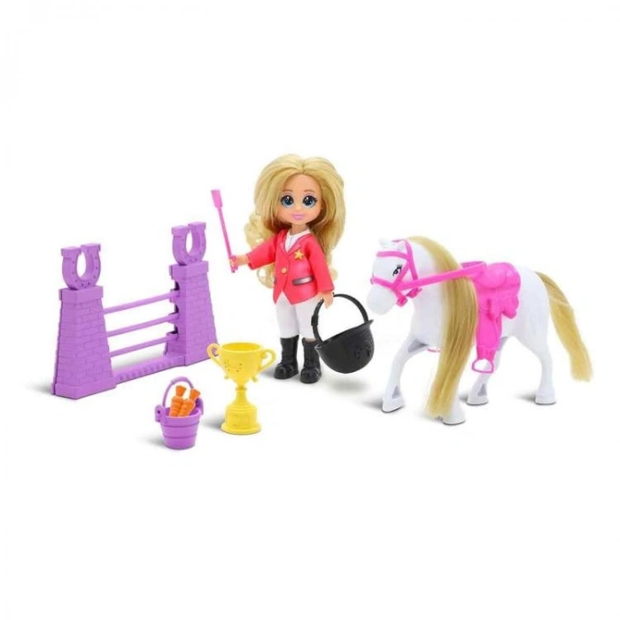 SUNMAN 81108 DREAMEEZ MİNİ AT VE BİNİCİ BEBEK OYUN SETİ 3+