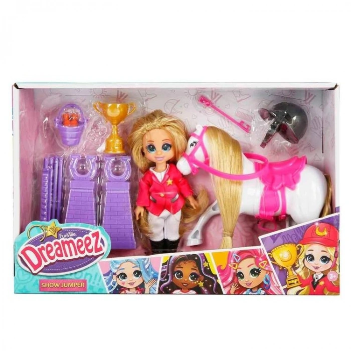 SUNMAN 81108 DREAMEEZ MİNİ AT VE BİNİCİ BEBEK OYUN SETİ 3+