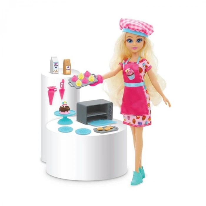 SUNMAN 81119 DREAMEEZ BEBEK VE FIRIN OYUN SETİ 3+