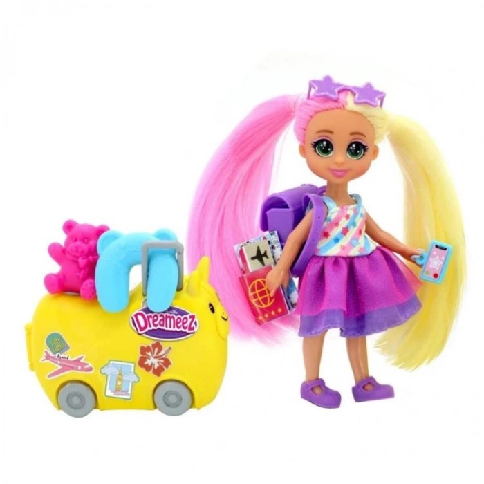 SUNMAN 81106 DREAMEEZ MİNİ BEBEK VE SEYAHAT OYUN SETİ 3+