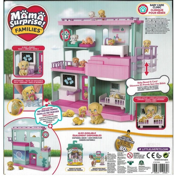 GIOCHI 26673 LITTLE LIVE PETS MAMA SURPRISE FAMILIES PATİ BAKIM EVİ  (LP307000)  5+   TEKLİ